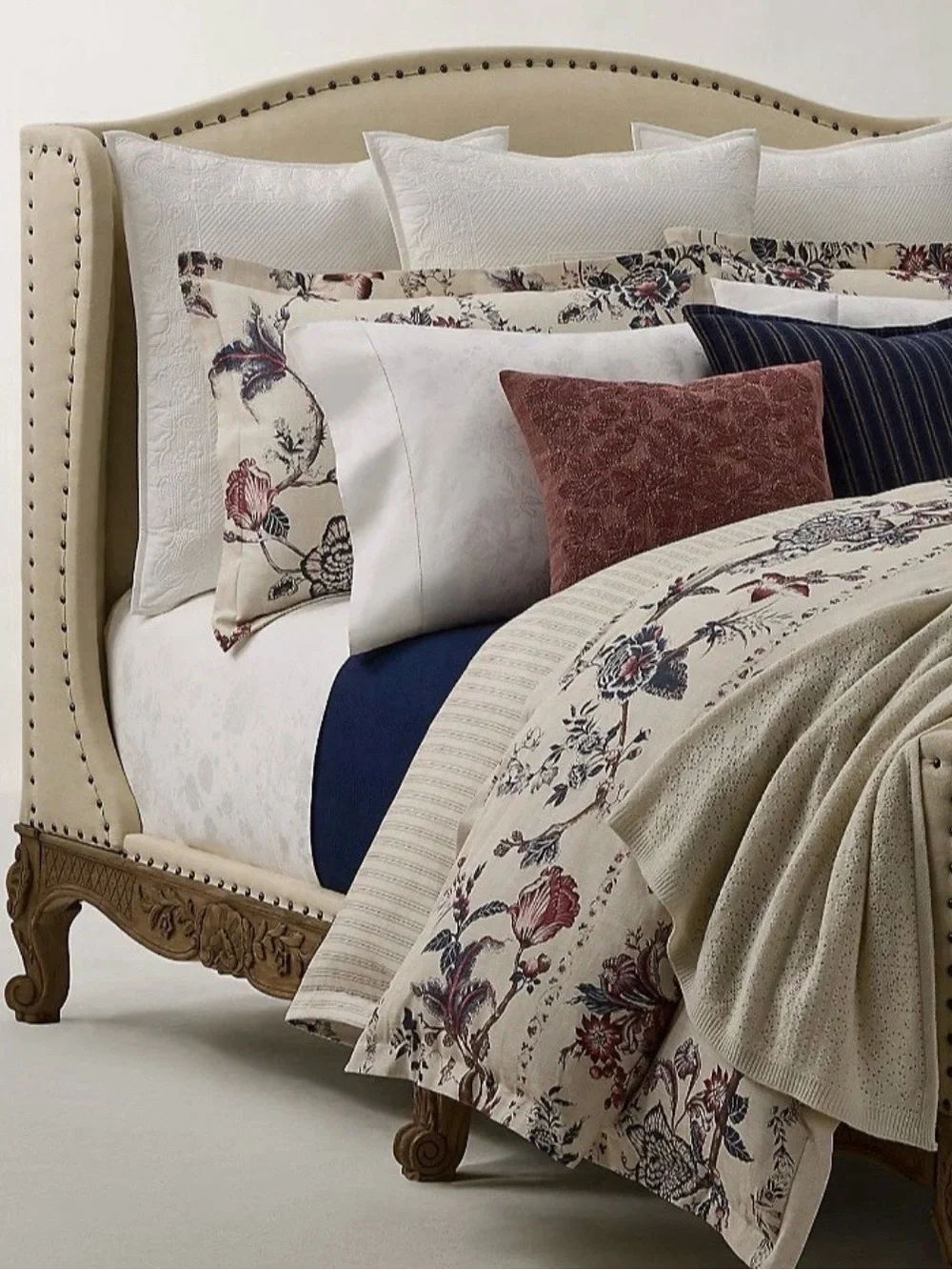 🌺 New Ralph Lauren Annalise Flowering Vines King Sham $185